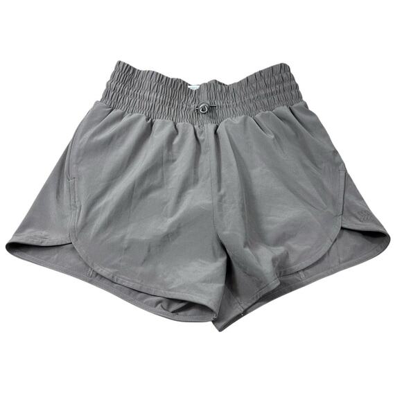 All In Motion Flex Woven High-Rise Shorts 3" Womens XS Elastic Waist Gray UPF 50 - Picture 6 of 6